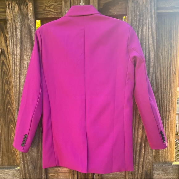 Purple Button Down Blazer - Picture 3 of 6